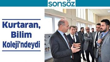 KURTARAN, BİLİM KOLEJİ&rsquo;NDEYDİ