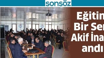EĞİTİM BİR SEN, AKİF İNAN&rsquo;I ANDI