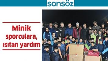 MİNİK SPORCULARA, ISITAN YARDIM
