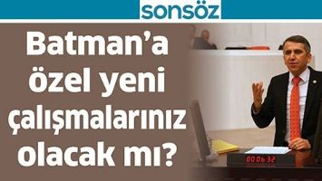 BATMAN&rsquo;A &Ouml;ZEL YENİ &Ccedil;ALIŞMALARINIZ OLACAK MI?