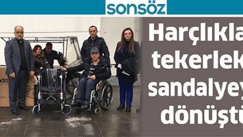 HAR&Ccedil;LIKLAR, TEKERLEKLİ SANDALYEYE D&Ouml;N&Uuml;ŞT&Uuml;