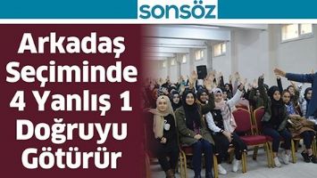 ARKADAŞ SE&Ccedil;İMİNDE 4 YANLIŞ 1 DOĞRUYU G&Ouml;T&Uuml;R&Uuml;R