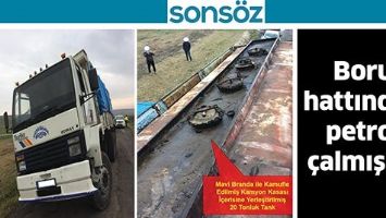 BORU HATTINDAN PETROL &Ccedil;ALMIŞLAR