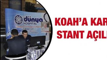 KOAH&rsquo;A KARŞI STANT A&Ccedil;ILDI
