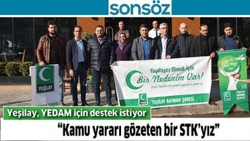 YEŞİLAY, YEDAM İ&Ccedil;İN DESTEK İSTİYOR