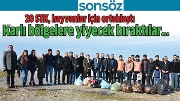 20 STK, HAYVANLAR İ&Ccedil;İN ORTAKLAŞTI