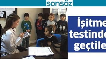 İŞİTME TESTİNDEN GE&Ccedil;TİLER
