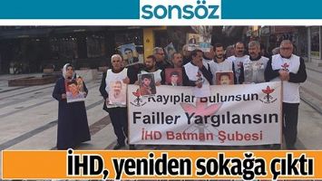 İHD, YENİDEN SOKAĞA &Ccedil;IKTI