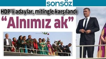 HDP&rsquo;Lİ ADAYLAR, MİTİNGLE KARŞILANDI