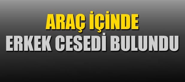 ARA&Ccedil; İ&Ccedil;İNDE ERKEK CESEDİ BULUNDU