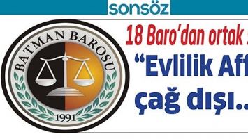 18 BARO&rsquo;DAN ORTAK SES;