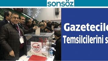 GAZETECİLER, TEMSİLCİLERİNİ SE&Ccedil;Tİ