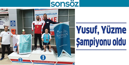 YUSUF, Y&Uuml;ZME ŞAMPİYONU OLDU