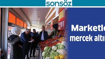 MARKETLER, MERCEK ALTINDA