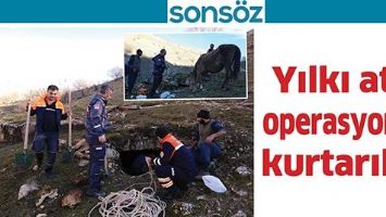 YILKI ATI, OPERASYONLA KURTARILDI