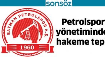 PETROLSPOR, Y&Ouml;NETİMİNDEN HAKEME TEPKİ