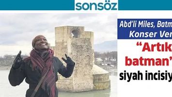 ABD'Lİ MİLES, BATMAN&rsquo;DA KONSER VERDİ