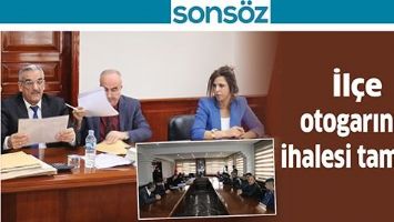 İL&Ccedil;E OTOGARININ İHALESİ TAMAM