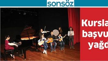 KURSLARA BAŞVURU YAĞDI