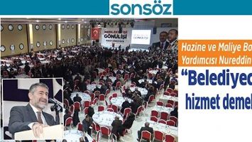 HAZİNE VE MALİYE BAKAN YARDIMCISI NUREDDİN NEBATİ;