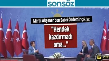 MERAL AKŞENER&rsquo;DEN SABRİ &Ouml;ZDEMİR &Ccedil;IKIŞI;