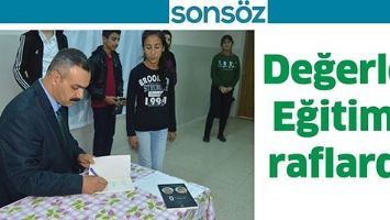 DEĞERLER EĞİTİMİ, RAFLARDA