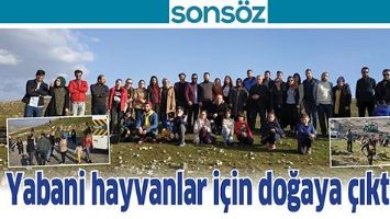 YABANİ HAYVANLAR İ&Ccedil;İN DOĞAYA &Ccedil;IKTILAR
