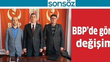 BBP&rsquo;DE G&Ouml;REV DEĞİŞİMİ