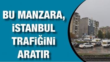BU MANZARA, İSTANBUL TRAFİĞİNİ ARATIR