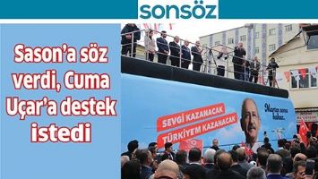 SASON&rsquo;A S&Ouml;Z VERDİ, CUMA U&Ccedil;AR&rsquo;A DESTEK İSTEDİ