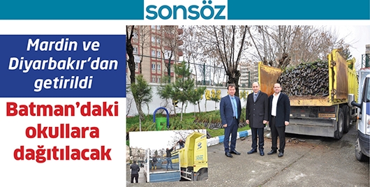 MARDİN VE DİYARBAKIR&rsquo;DAN GETİRİLDİ BATMAN&rsquo;DAKİ OKULLARA DAĞITILACAK
