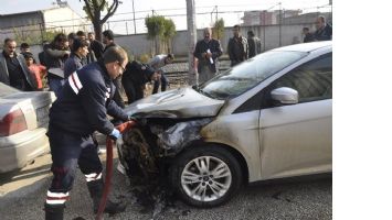 DOLUM CADDESİ&rsquo;NDE YANGIN PANİĞİ!