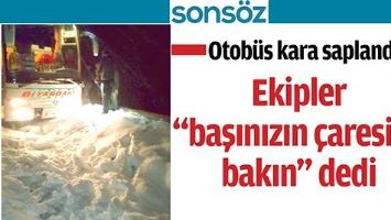 OTOB&Uuml;S KARA SAPLANDI