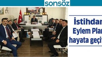 İSTİHDAM EYLEM PLANI, HAYATA GE&Ccedil;İYOR
