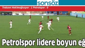 PETROLSPOR LİDERE BOYUN EĞDİ!