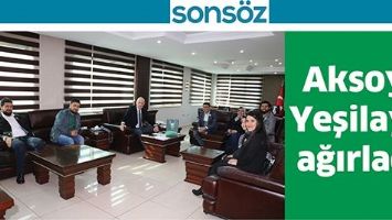 AKSOY, YEŞİLAY&rsquo;I AĞIRLADI