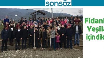 FİDANLAR, YEŞİLAY İ&Ccedil;İN DİKİLDİ