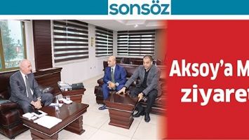 AKSOY&rsquo;A MHP ZİYARETİ