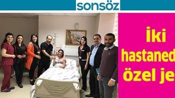 İKİ HASTANEDEN &Ouml;ZEL JEST