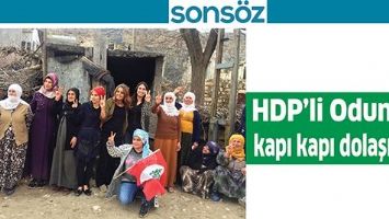 HDP&rsquo;Lİ ODUNCU, KAPI KAPI DOLAŞIYOR