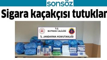 SİGARA KA&Ccedil;AK&Ccedil;ISI TUTUKLANDI