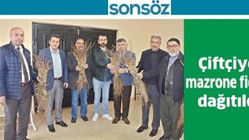 &Ccedil;İFT&Ccedil;İYE, MAZRONE FİDANI DAĞITILDI
