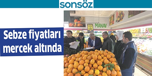SEBZE FİYATLARI MERCEK ALTINDA