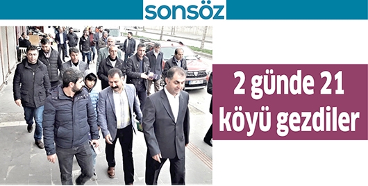 2 G&Uuml;NDE 21 K&Ouml;Y&Uuml; GEZDİLER