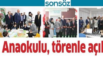 ANAOKULU, T&Ouml;RENLE A&Ccedil;ILDI