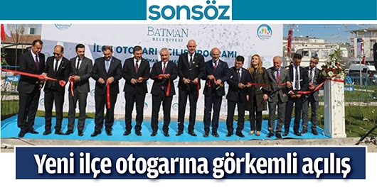 YENİ İL&Ccedil;E OTOGARINA G&Ouml;RKEMLİ A&Ccedil;ILIŞ