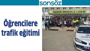 &Ouml;ĞRENCİLERE TRAFİK EĞİTİMİ