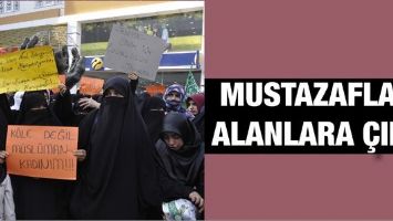 MUSTAZAFLAR, ALANLARA &Ccedil;IKTI
