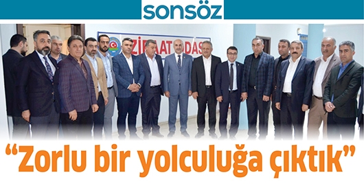&ldquo;ZORLU BİR YOLCULUĞA &Ccedil;IKTIK&rdquo;