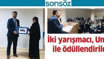 İKİ YARIŞMACI, UMRE İLE &Ouml;D&Uuml;LLENDİRİLDİ
